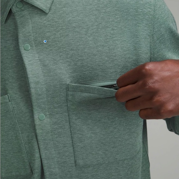 Lululemon athletica Soft Knit Overshirt Long Sleeve Green Size M - Picture 1 of 5